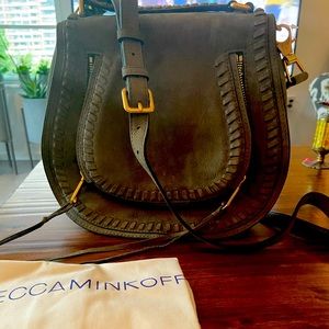 New Rebecca Minkoff suede Saddle bag